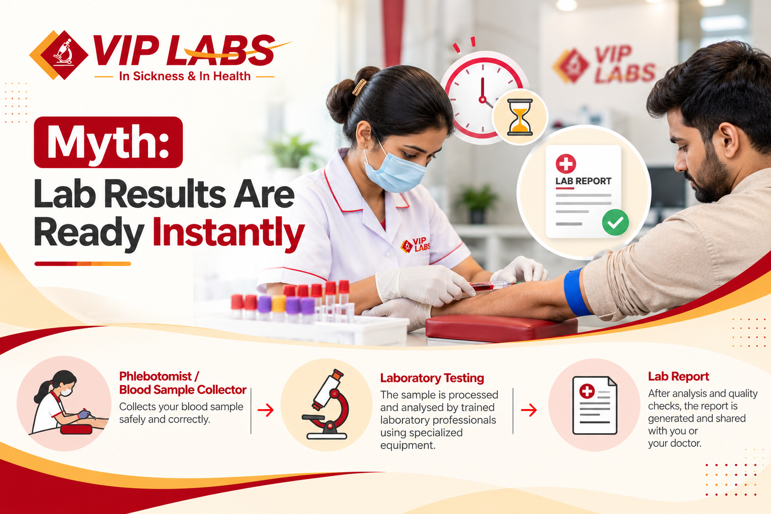 Myth: Lab results are ready instantly